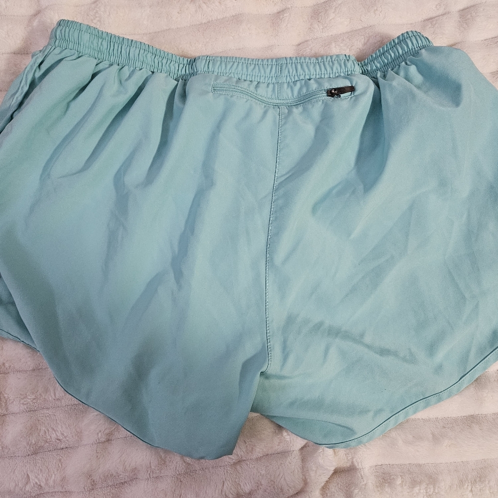 Nike Light Teal Running Shorts - Picture 4 of 4